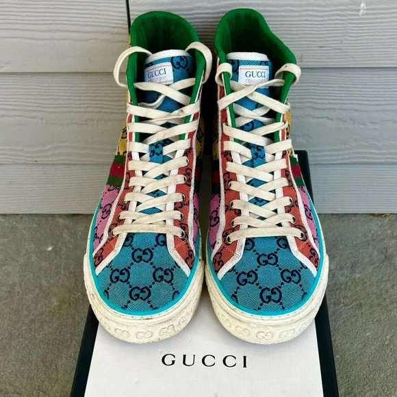 Gucci Multicolor High-Top Sneakers - Picture 4 of 11